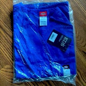 Scrub top royal blue small